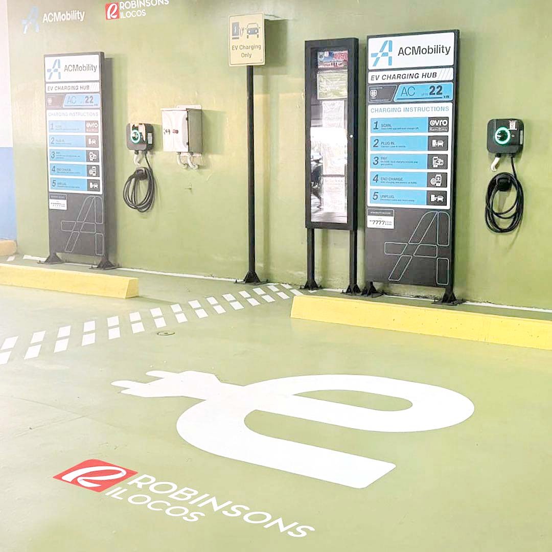ACMobility, Robinsons Malls expand charging network