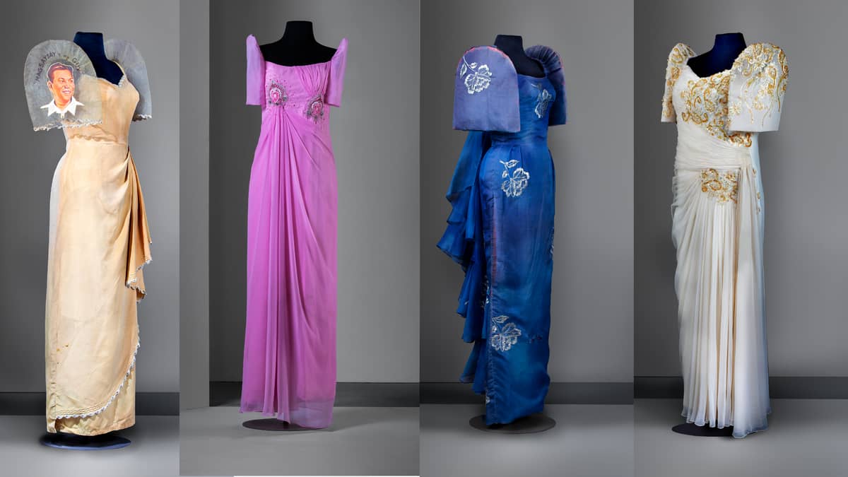 THE exhibit will spotlight eight ternos — seven from her personal wardrobe, and one from the archives of the Ramon Magsaysay Award Foundation (RMAF). These long gowns carry history on their own.