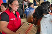 DSWD reports P82 million worth of assistance for storm-hit families nationwide.
