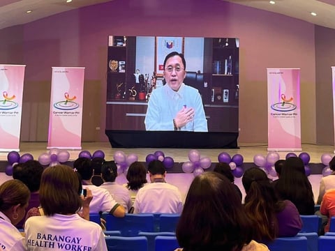 Bong Go receives health advocacy award on World Cancer Day