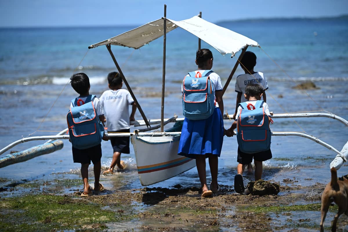 STUDENTS on the remote island of Caponayan in Cuyo Islands, Palawan also received essential school kits, ensuring they have the tools they need for learning.