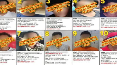NPD sweep captures top most wanted