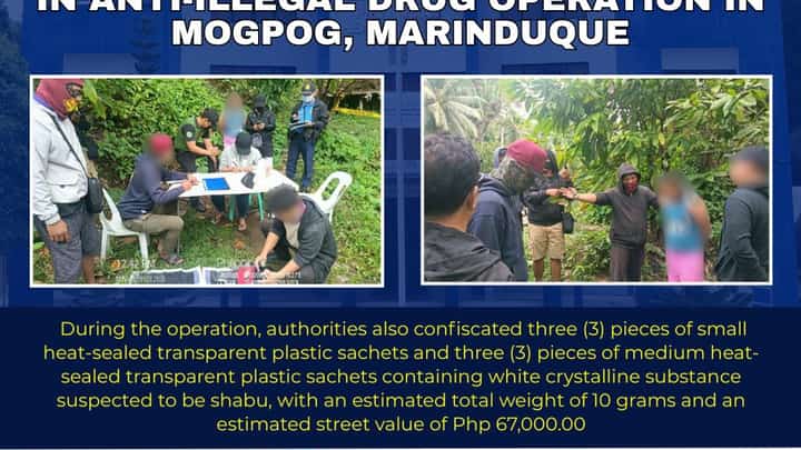 Almost P68,000.00 of shabu confiscated from a a drug personality listed as a street-level individual (SLI) in Mogpog, Marinduque.