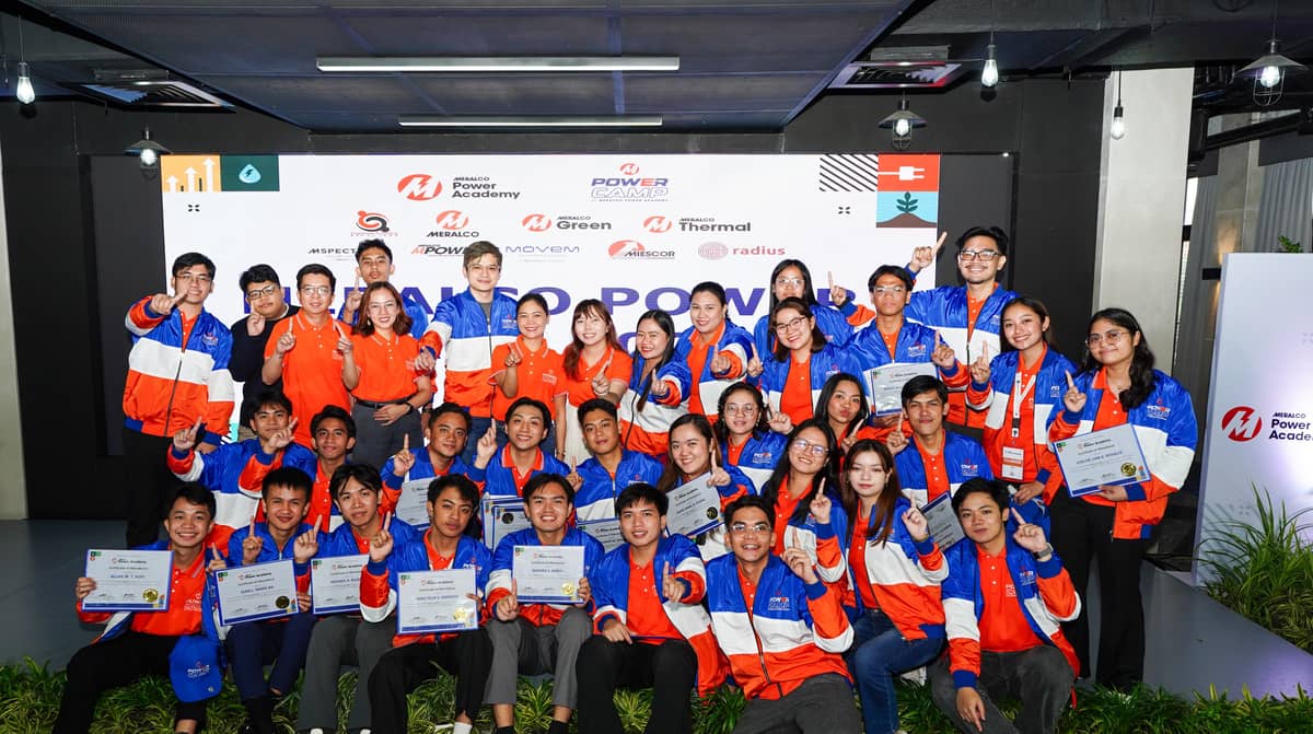 MERALCO Power Academy has recognized the 28 participants of its summer internship program Meralco Power Camp. Seen in photo are the Power Camp interns who are from the Ateneo de Manila University, Mindanao State University – Marawi, Mindanao State University – Iligan, Nueva Ecija University of Science and Technology, Polytechnic University of the Philippines, Technological Institute of the Philippines, Technological University of the Philippines, University of the Philippines, University of  Santo Tomas and University of San Carlos during the graduation ceremony held last 1 August  2025 at the Meralco headquarters in Pasig City.