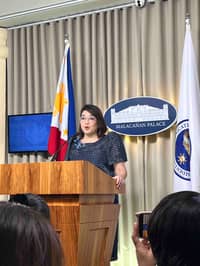 Palace spokesperson, Presidential Communications Office Undersecretary Claire Castro