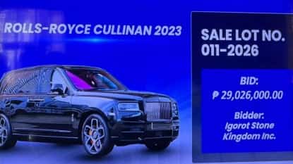 Baguio tourist landmark wins bid for high-profile luxury vehicle