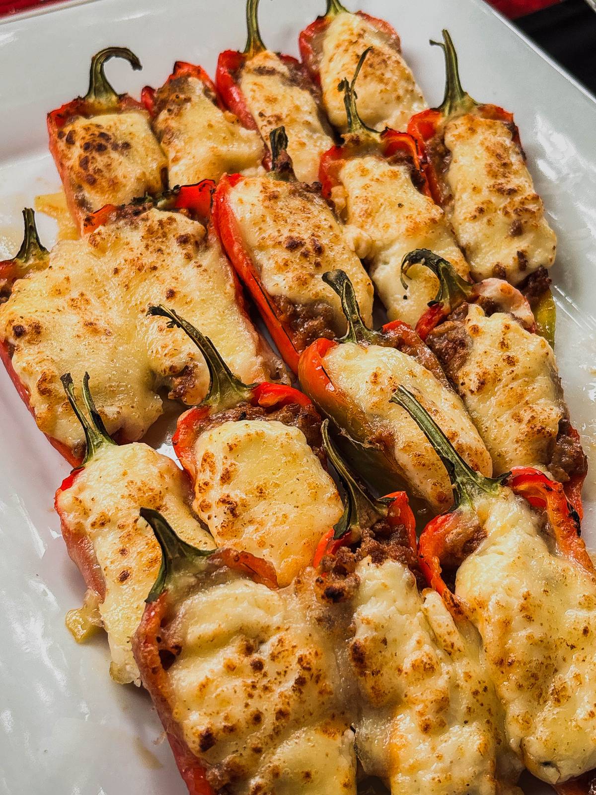 ASADOR Dos Meztizo’s stuffed lamb pimientos.