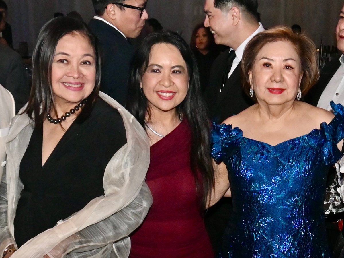 ANGELI Valenciano (wife of Gary Valenciano), Imelda Menguito and Fanny Blanco.