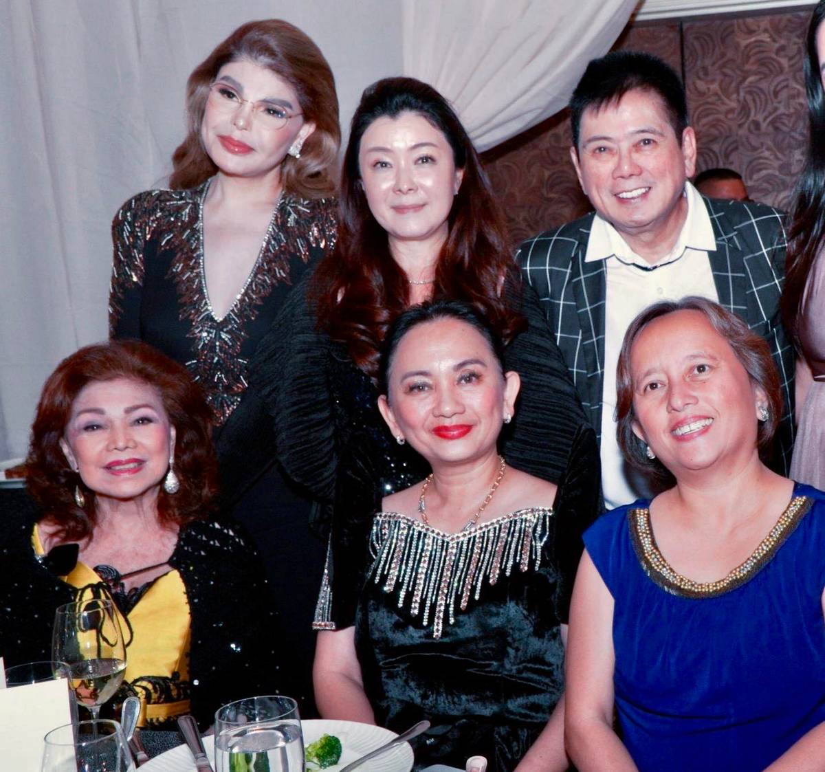 BABIE Arcache, Takako Okada, Darius Razon, (seated) Becky Garcia, Grace Bondad and Ma. Odessa Escaler.