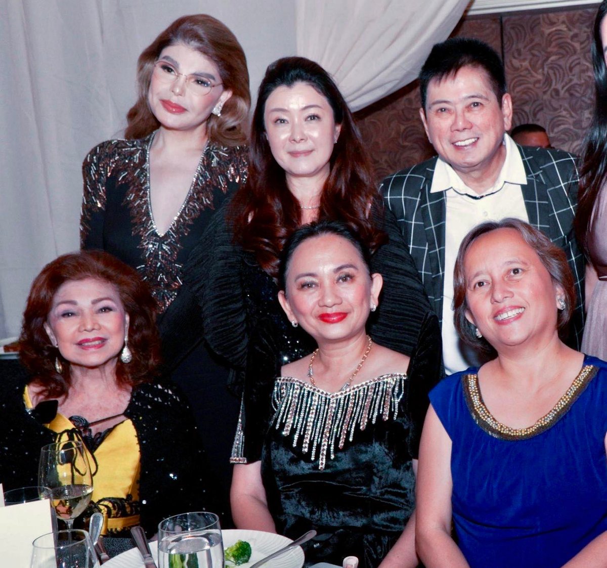 BABIE Arcache, Takako Okada, Darius Razon, (seated) Becky Garcia, Grace Bondad and Ma. Odessa Escaler.