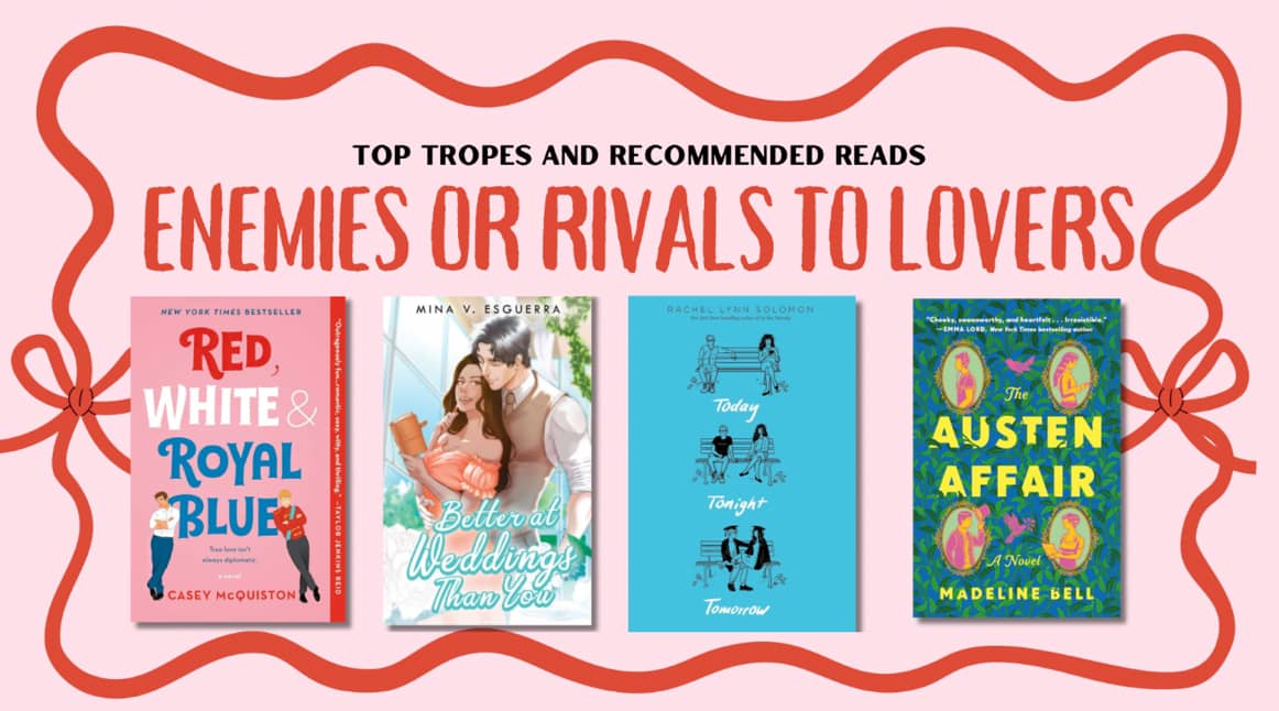 Enemies or rivals to lovers trope.