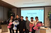 MAKING SPACES, GIVING BETTER EXPERIENCES (From left): Luxecare senior medical doctor Dr. Angelo Rivera, Markki Stroem, Luxecare operations manager Neithan Cebrano and chief executive officer Raymond Mejorada, LoveYourself founder and executive director Ronivin Pagtakhan and Castro Communications managing directress Janlee Dungca.