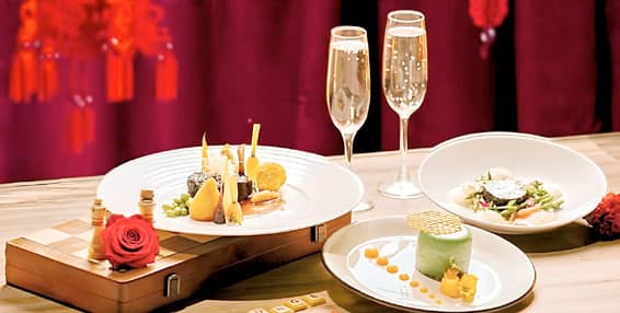 ROMANCE and starlight meet at c lounge.