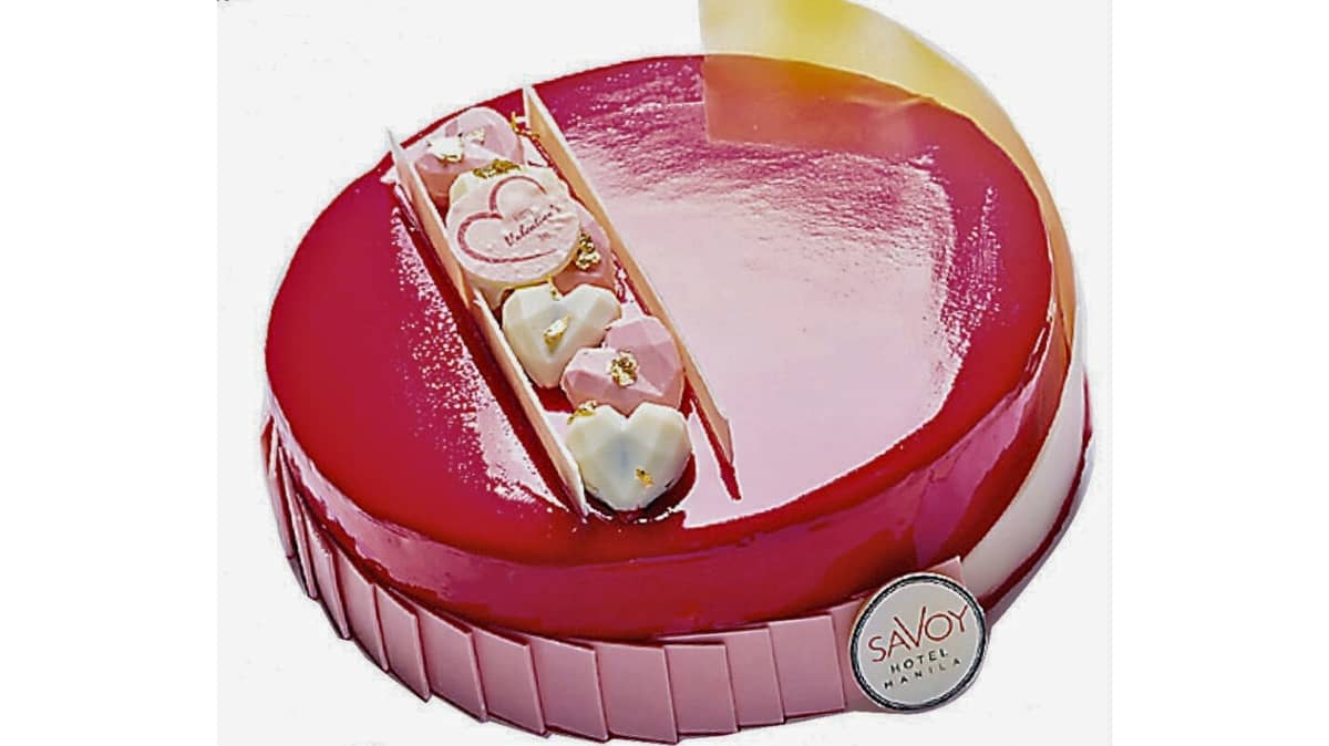 SAVOY'S Red Citrus Kiss Cake.