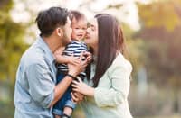 A FAMILY shares a tender moment, reflecting St. Peter Life Plan’s Valentine’s message that planning ahead is an enduring act of love and care for those who matter most.