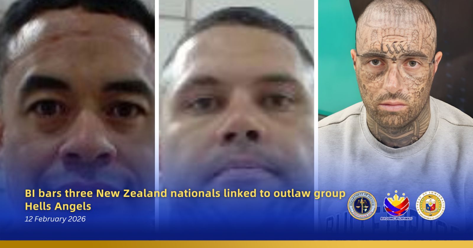 BI bars three New Zealand nationals linked to outlaw group Hells Angels