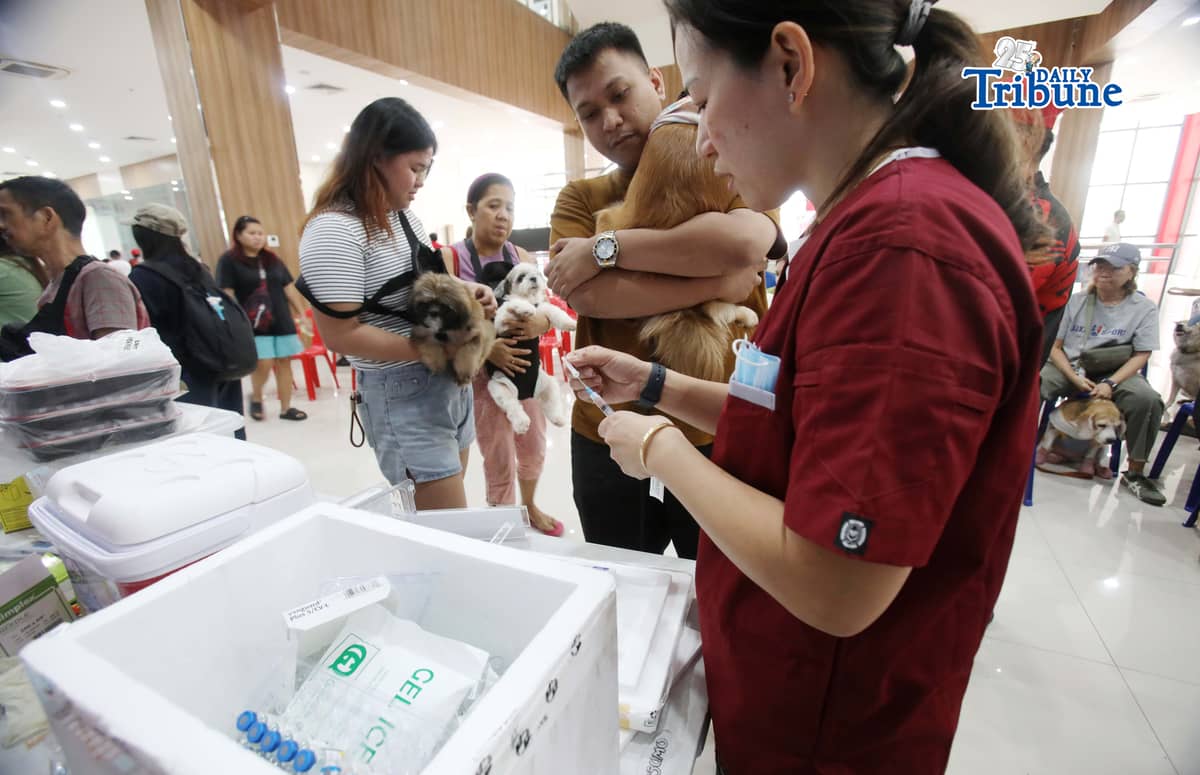 (February 13 2026)  Makabagong San Juan conducted a Furry Valentines 2026 a free pet clinic services including limited-slot vaccinations and screenings, microchipping, anti-rabies vaccination, deworming, vitamins, to the residents and a special “FurEver Love” Oldest Pet in the City Contest honoring long-term companionship between fur parents and their pets a spay and neuter program for 300 pets held at the Ground Floor of the National Government Center on Friday February 13 2026. Photo/Analy Labor