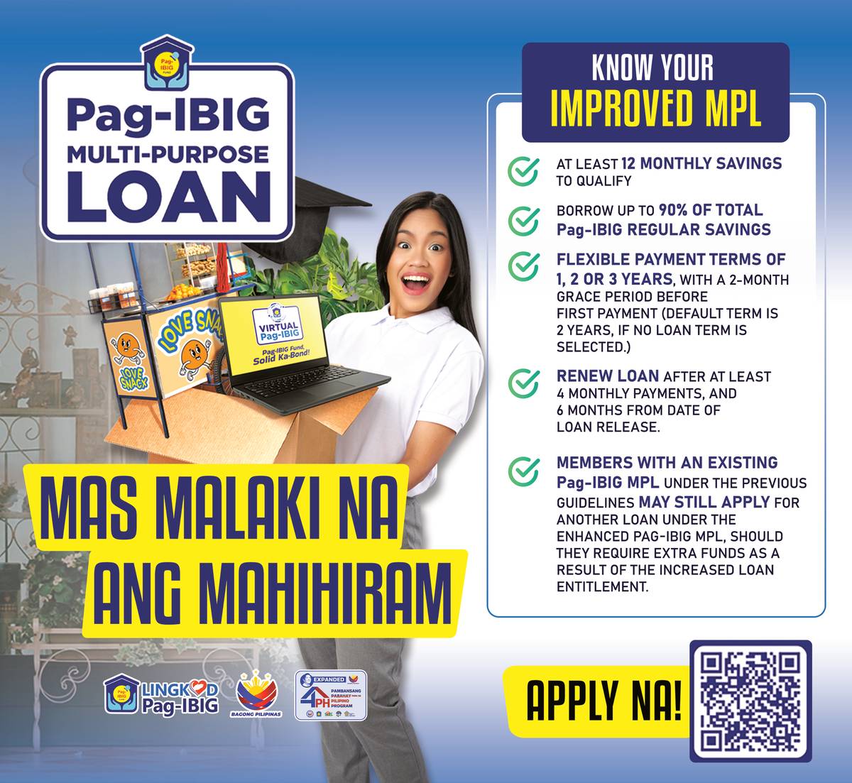 Pag-IBIG Fund Multi-Purpose Loan: Mas Malaki ang Mahihiram