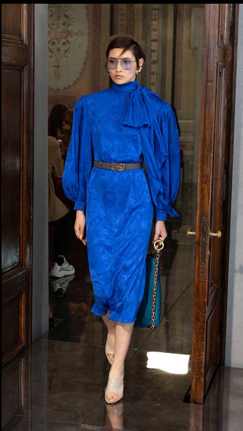 A BIT of ‘80s-inspired fashion from Gucci Cruise Collection 2026.