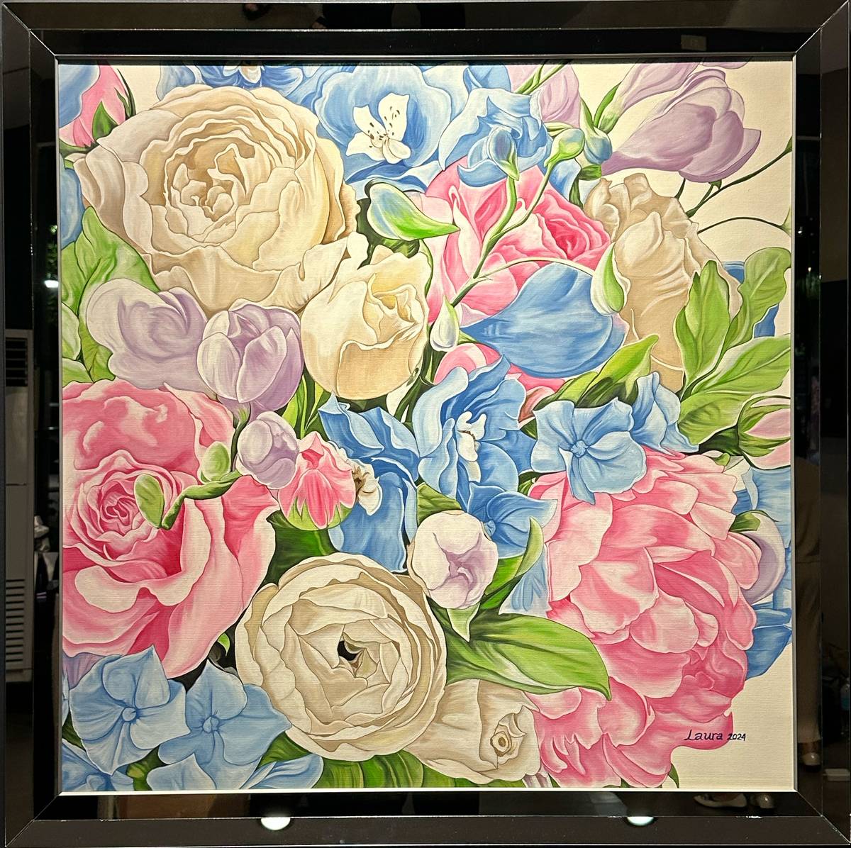 ‘FÉMININ’ by Lauralee Leaño-Samonte. Oil on canvas.
