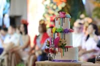 ONE of the cakes provided to queer couples during the LGBTQIA+ commitment ceremonies by the Quezon City government held in 2025.