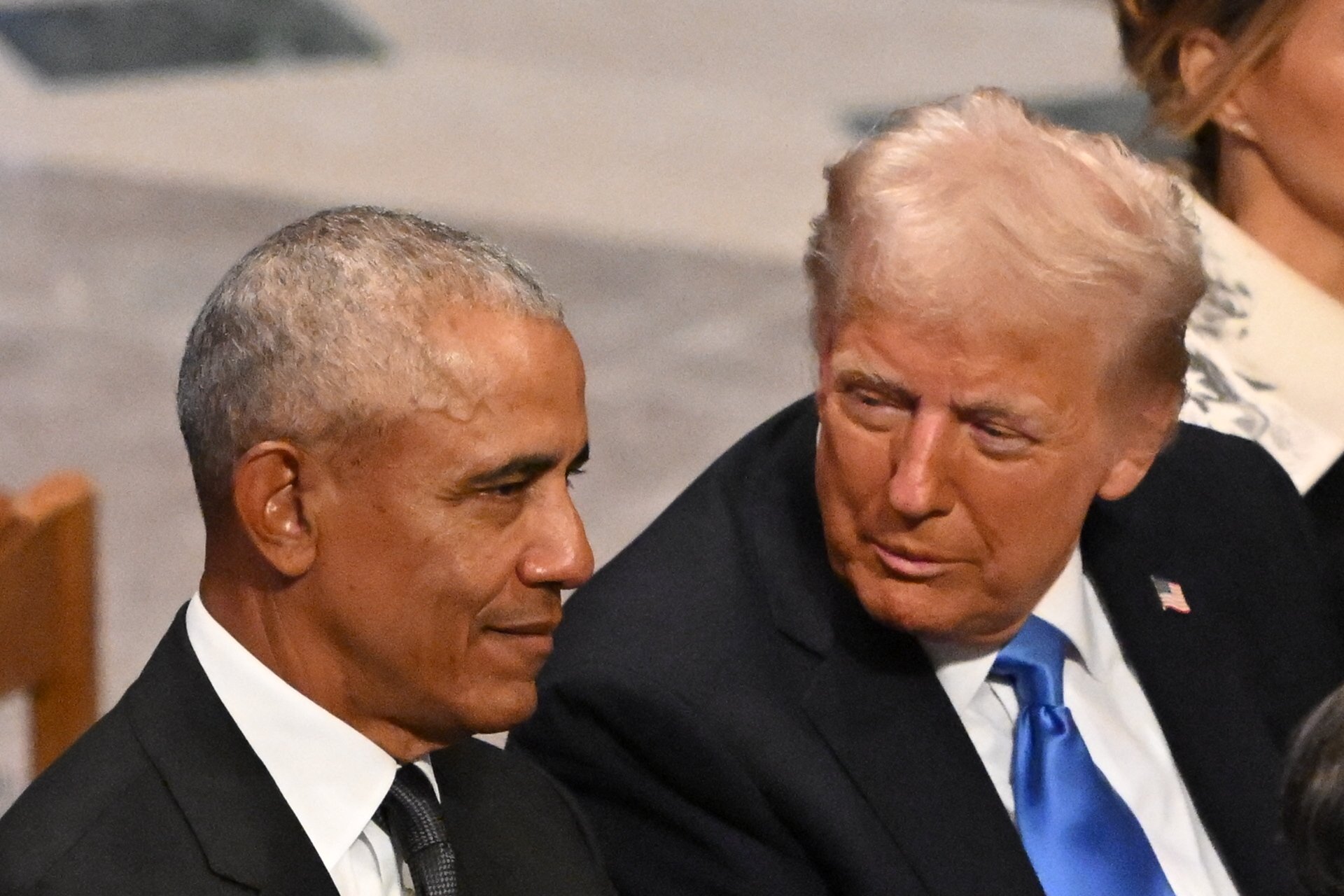 Obama deplores lack of shame after 
Trump racist monkey clip