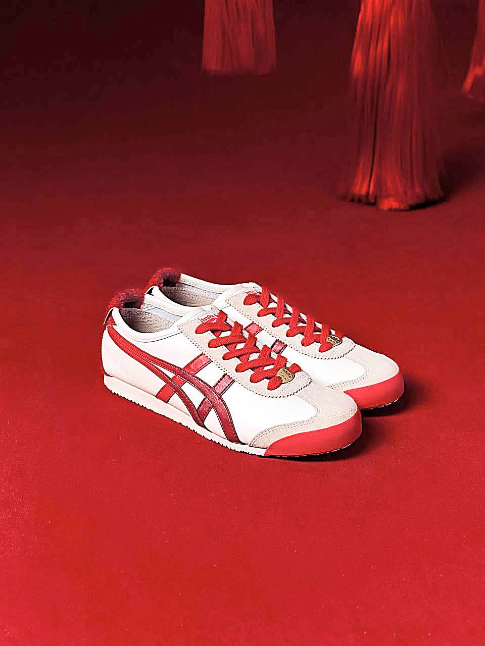AN icon and a classic Onitsuka Tiger Mexico 66 recreated for the Year of the Horse.