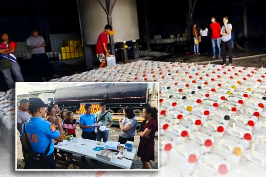 Illegal cooking oil stash in Tarlac confiscated