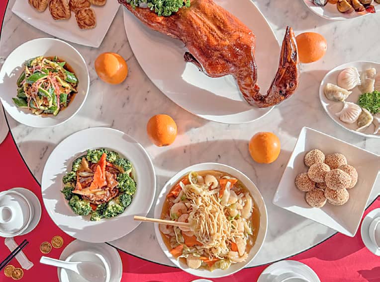LANSON'S Lunar New Year spread.