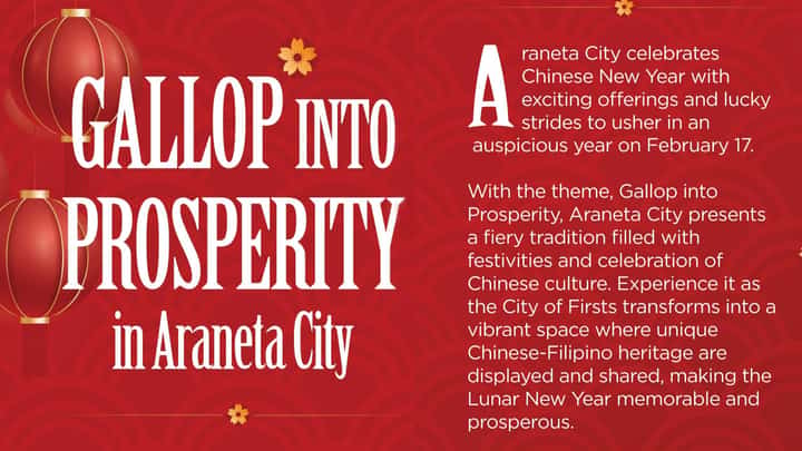 Gallop into Prosperity in Araneta City