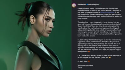 Yllana Aduana opts out of Miss Universe Philippines return