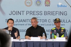 Illegal cigarette factory press briefing