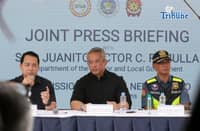 DEPARTMENT of the Interior and Local Government (DILG) Secretary Jonvic Remulla, Philippine National Police Chief PGen. Jose Melencio Nartatez Jr., and Bureau of Customs Commissioner Ariel Nepomuceno held a press briefing on Monday, 16 February 2026, regarding the joint operation that uncovered three alleged unregistered cigarette manufacturing warehouses in Barangay Panipuan, San Fernando, Pampanga.