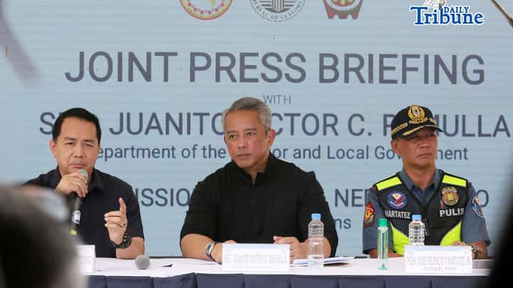 DEPARTMENT of the Interior and Local Government (DILG) Secretary Jonvic Remulla, Philippine National Police Chief PGen. Jose Melencio Nartatez Jr., and Bureau of Customs Commissioner Ariel Nepomuceno held a press briefing on Monday, 16 February 2026, regarding the joint operation that uncovered three alleged unregistered cigarette manufacturing warehouses in Barangay Panipuan, San Fernando, Pampanga.