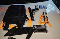 POLICE say suspect carried a firearm inside a restobar, a prohibited place under Republic Act 10591.
