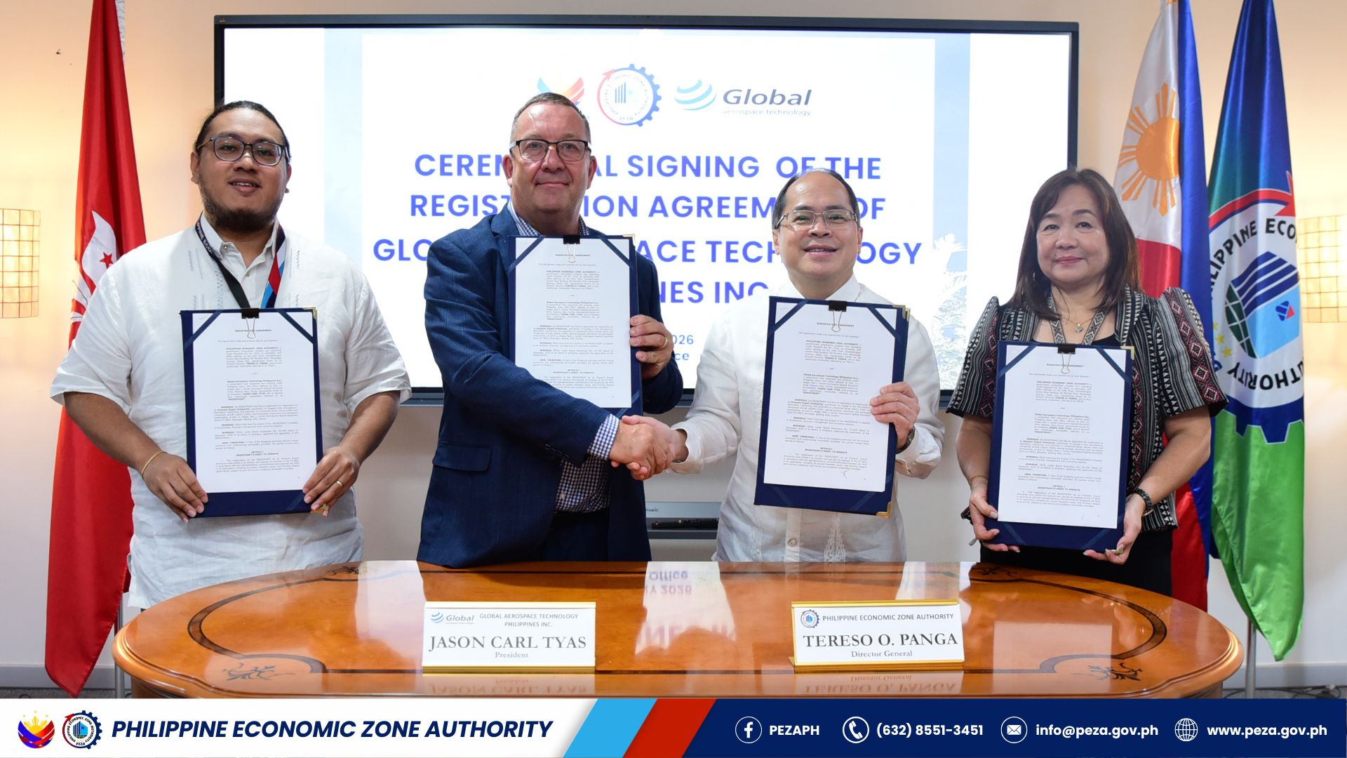 PEZA registers aerospace firm in Cavite