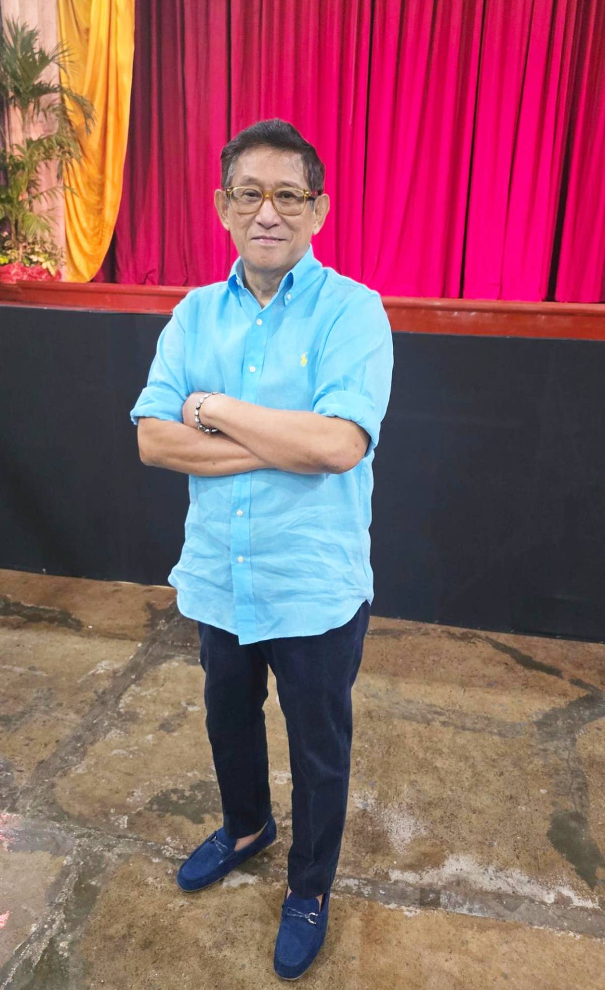 BENJIE Diola, multi talented director and master behind the curtain.