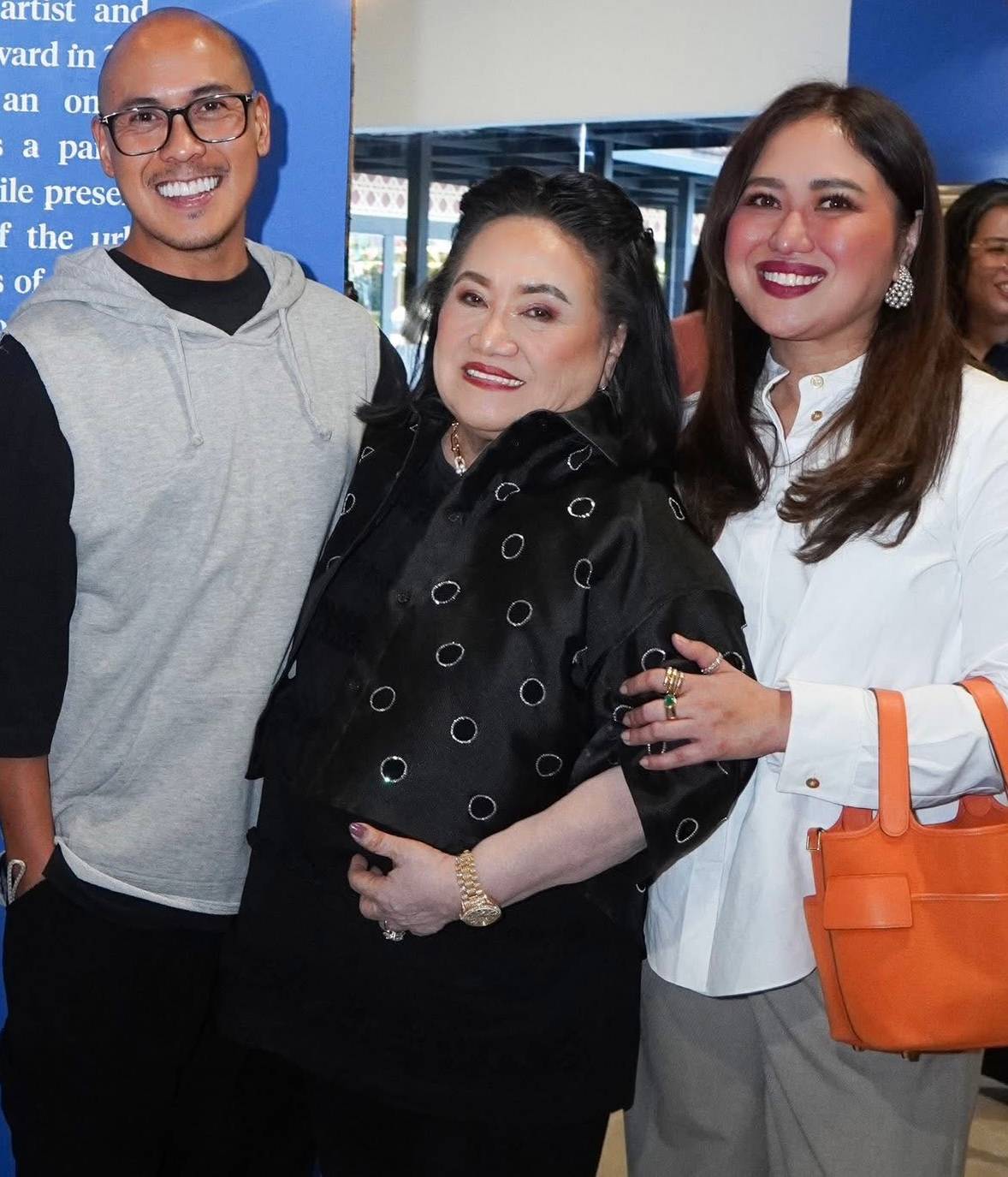 LEO Posadas, Vice Mayor Mel Aguilar and Councilor Alelee Aguilar Andanar.