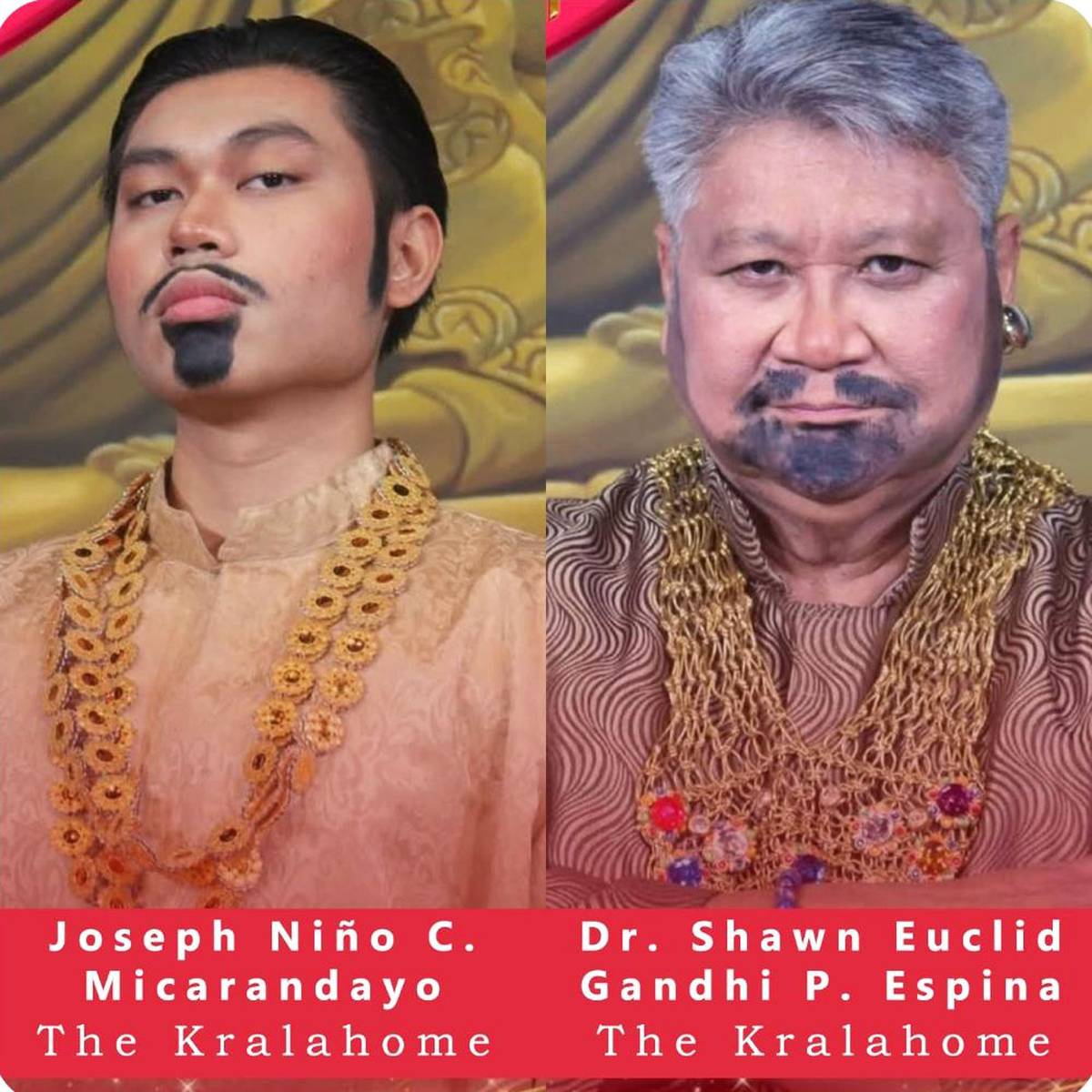 JOSEPH Micarandayo and Dr. Shawn Espina as the Kralahome.