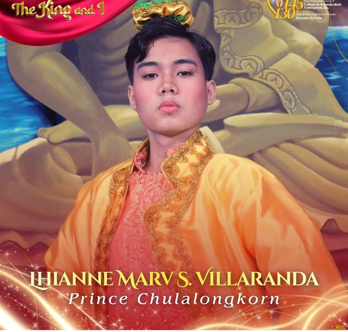 LHIANNE Villaranda as Prince Chulalongkorn.