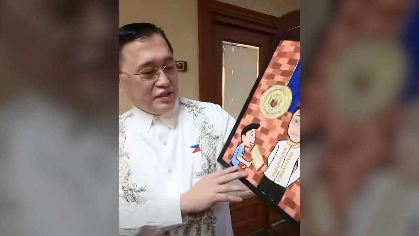 Young cancer survivor thanks Go with a painting