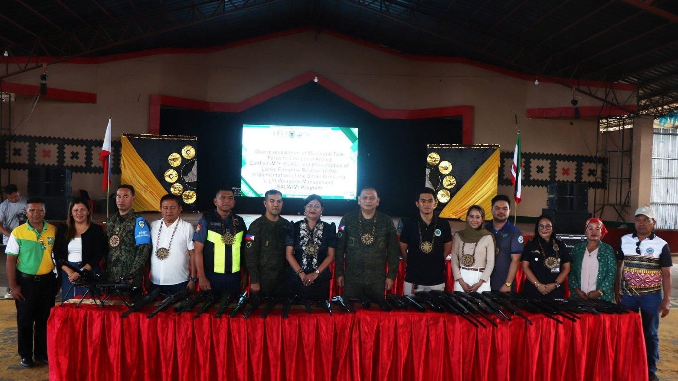 Maguindanao del Sur town yields illegal firearms