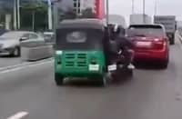 DoTr suspends ‘tuk-tuk’ driver’s license after viral Pasay hit-and-run