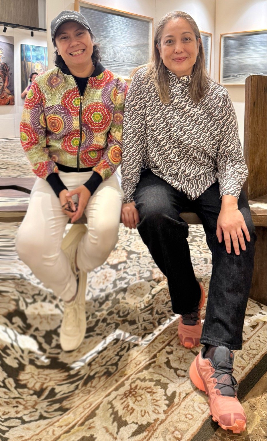 SILVERLENS’ Isa Lorenzo and Rachel Rillo.