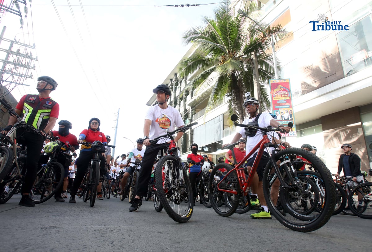 Nicolas Torre and Gian Sotto led the Bike Ride Banawe Loop along Banawe Street, from Del Monte Avenue to N.S. Amoranto Street, in celebration of the 2026 Chinese New Year, welcoming the Year of the Horse on Tuesday, 17 February 2026.

Photo by Analy Labor