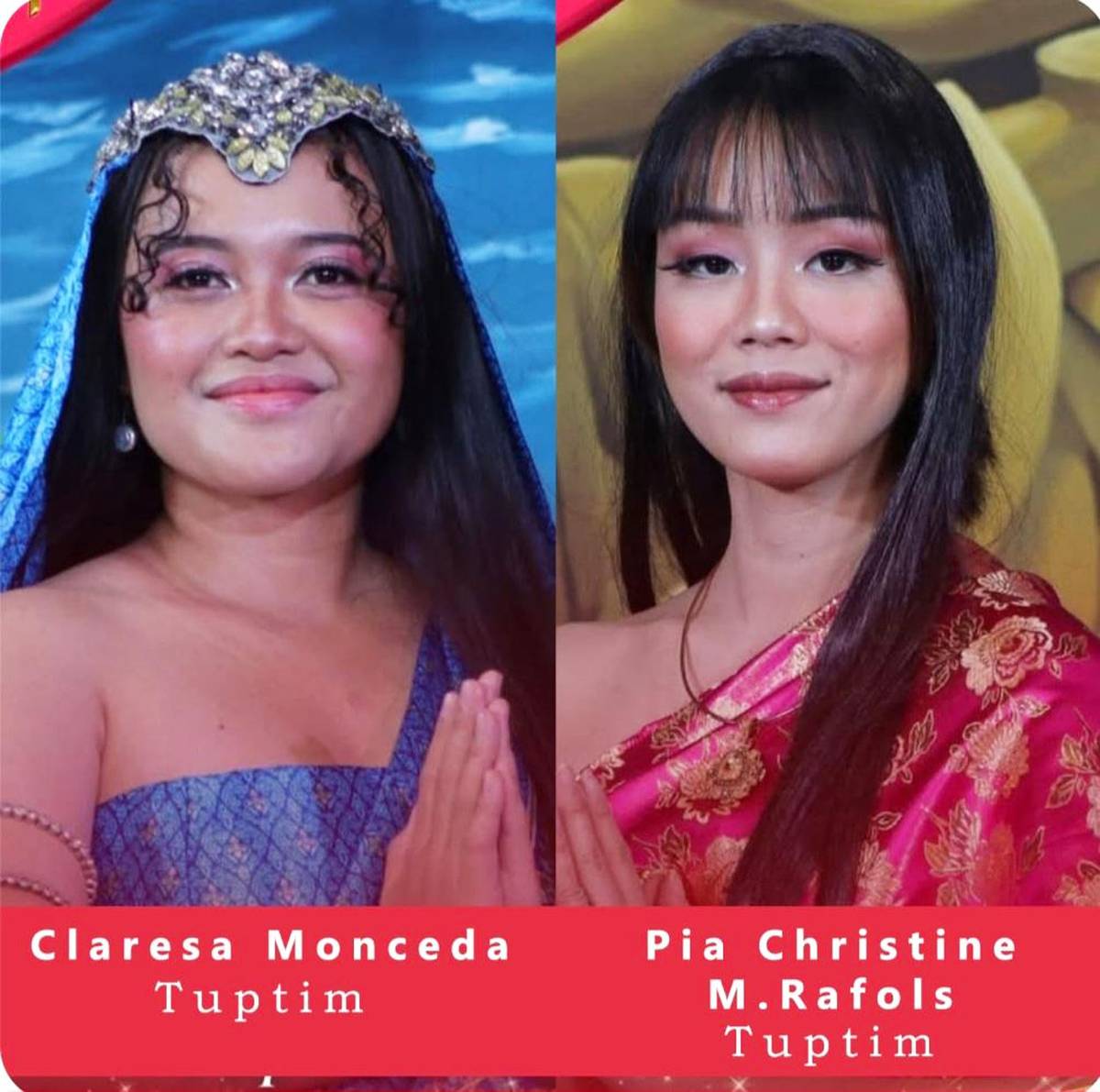 CLARESA Monceda and Pia Rafolis as Tuptim.