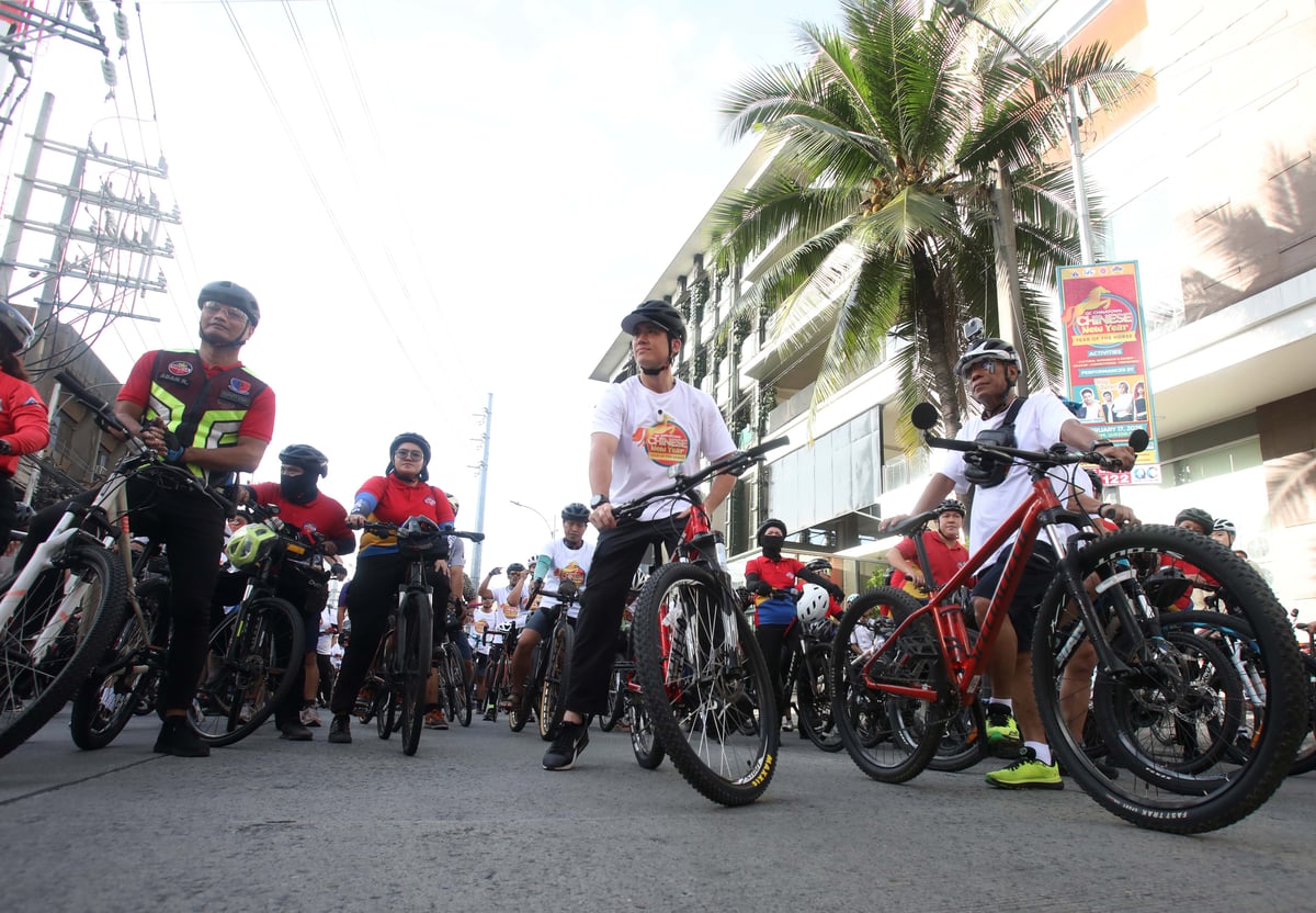 Nicolas Torre and Gian Sotto led the Bike Ride Banawe Loop along Banawe Street, from Del Monte Avenue to N.S. Amoranto Street, in celebration of the 2026 Chinese New Year, welcoming the Year of the Horse on Tuesday, 17 February 2026.

Photo by Analy Labor