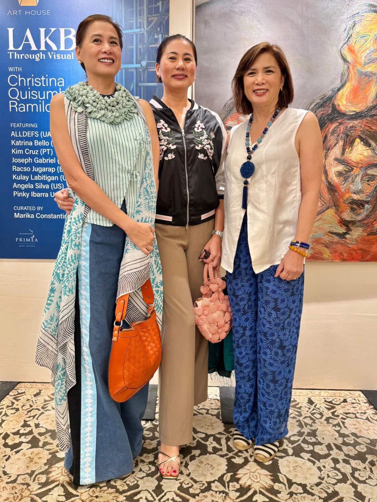 FRANNIE Manotoc, Penny Katigbak and Denise Sta. Maria.