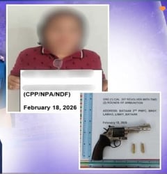 Ex-rebel surrenders gun in Bataan anti-insurgency drive