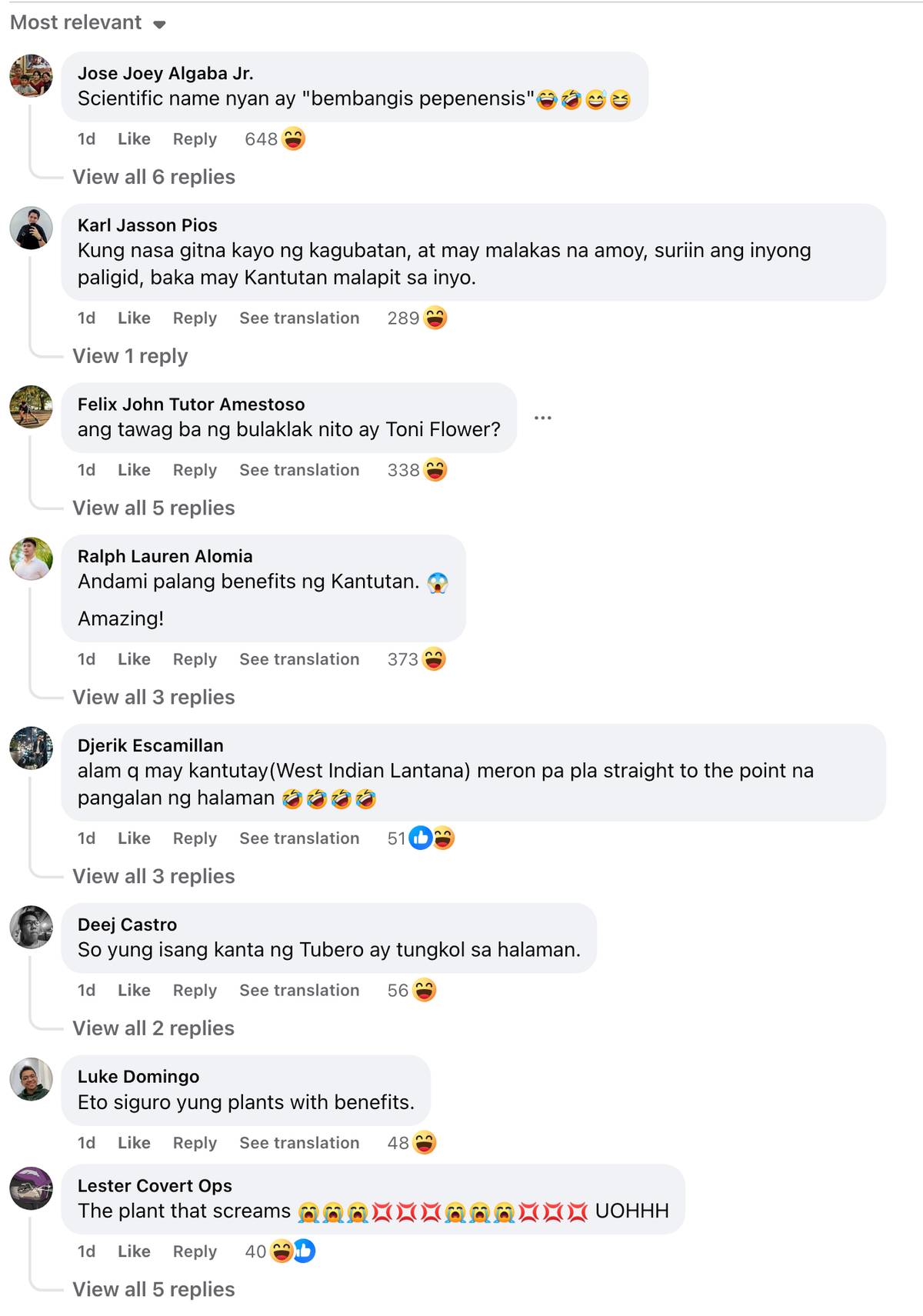SCREENSHOT ng mga nakakatawang reaksyon ng netizens sa post ng MBG.